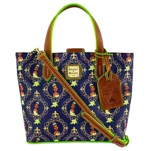 RARE Dooney & Bourke Disney Princess Tiana Portait Tote Crossbody Green Purse